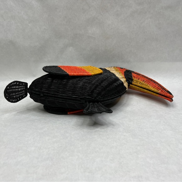SERPUI Toucan Wicker Crossbody / Clutch Bag - Picture 10 of 14